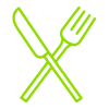 Icon of a knife and fork