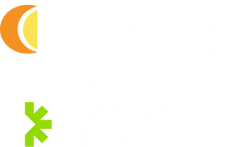 The image is a graphic with 'PREV-AM' in white letters. On the left is a representation of an orange color crescent moon, transitioning to a lighter orange in the center. Below that is a smaller text that reads 'From Rovensa Next'. A green starburst logo to the left of the text 'Rovensa Next'.